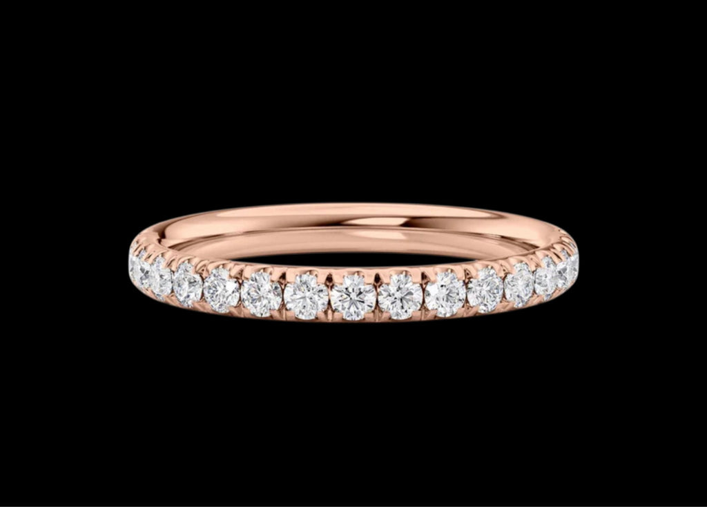 2.3mm Pavé Wedding Band - Jewels of America