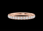 2.3mm Pavé Wedding Band - Jewels of Toronto