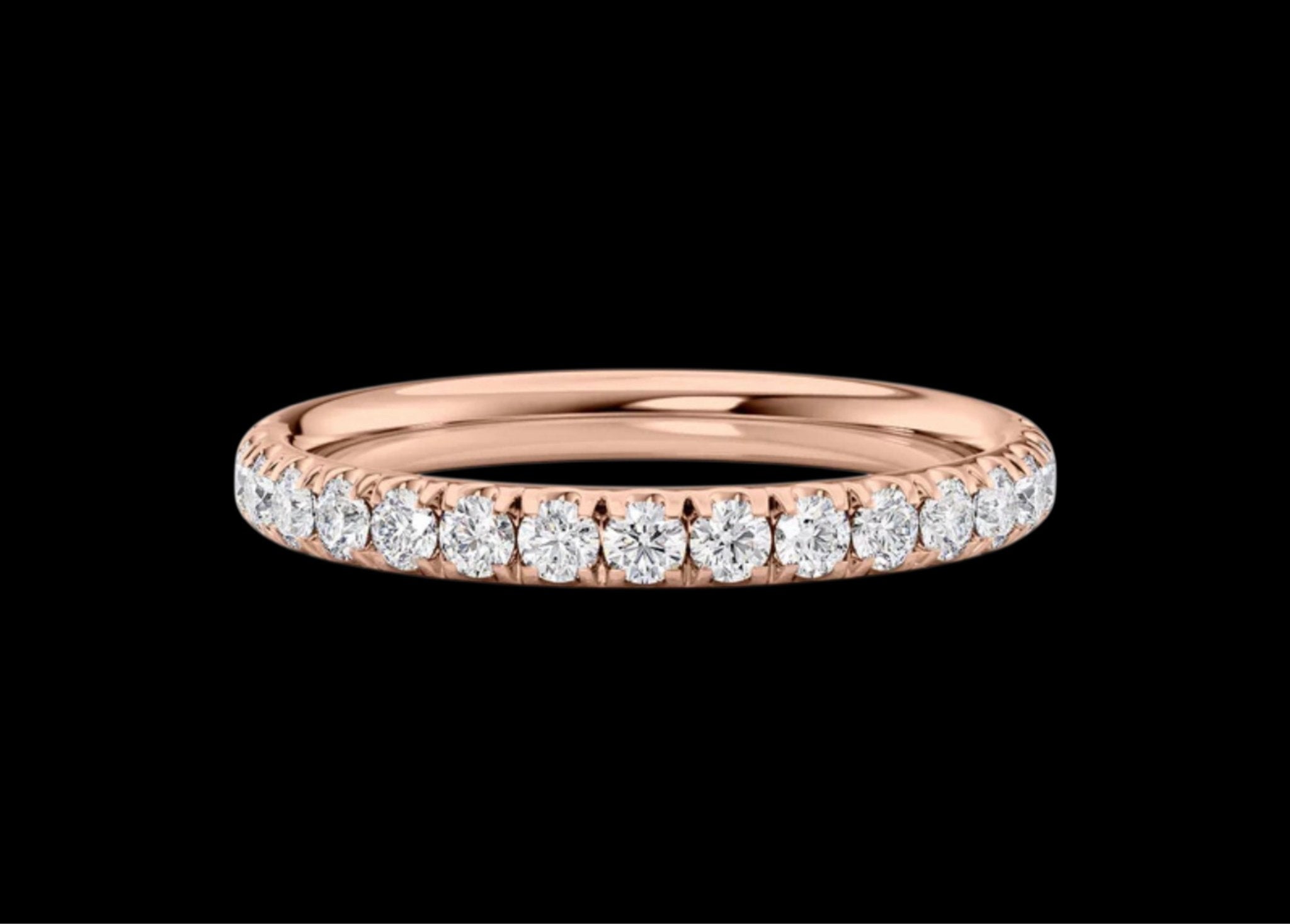 2.3mm Pavé Wedding Band - Jewels of America