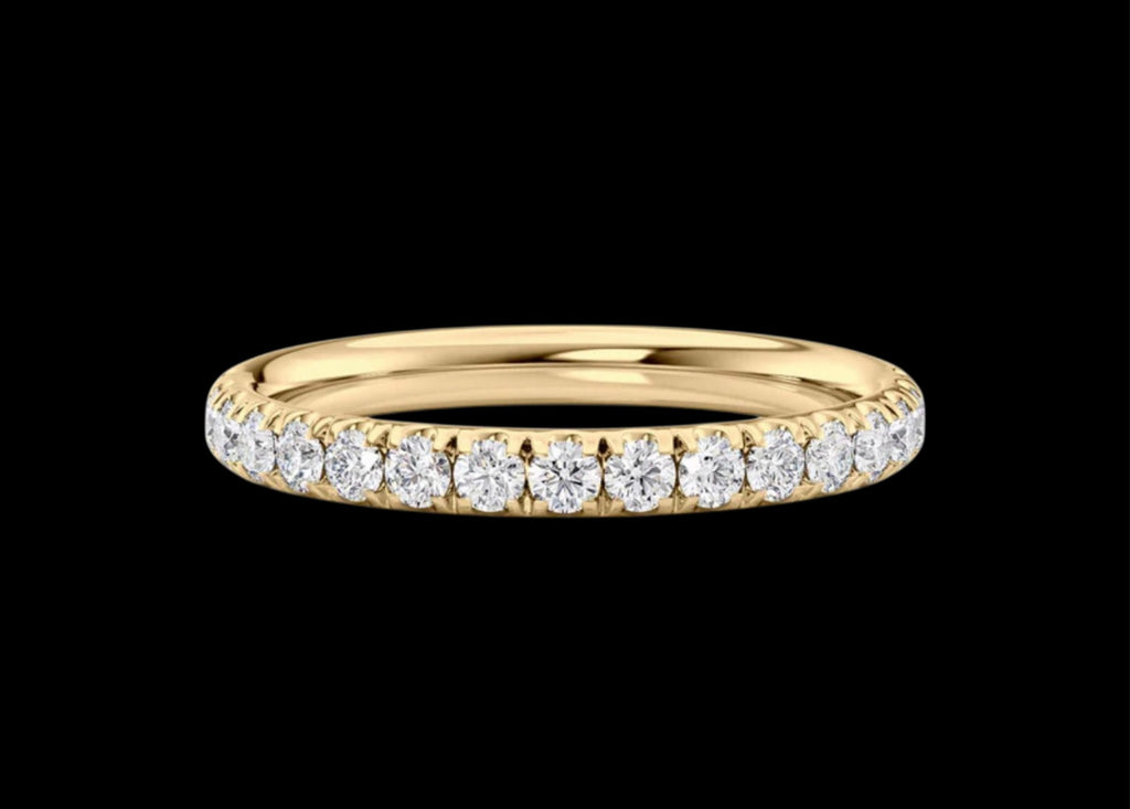 2.3mm Pavé Wedding Band - Jewels of America