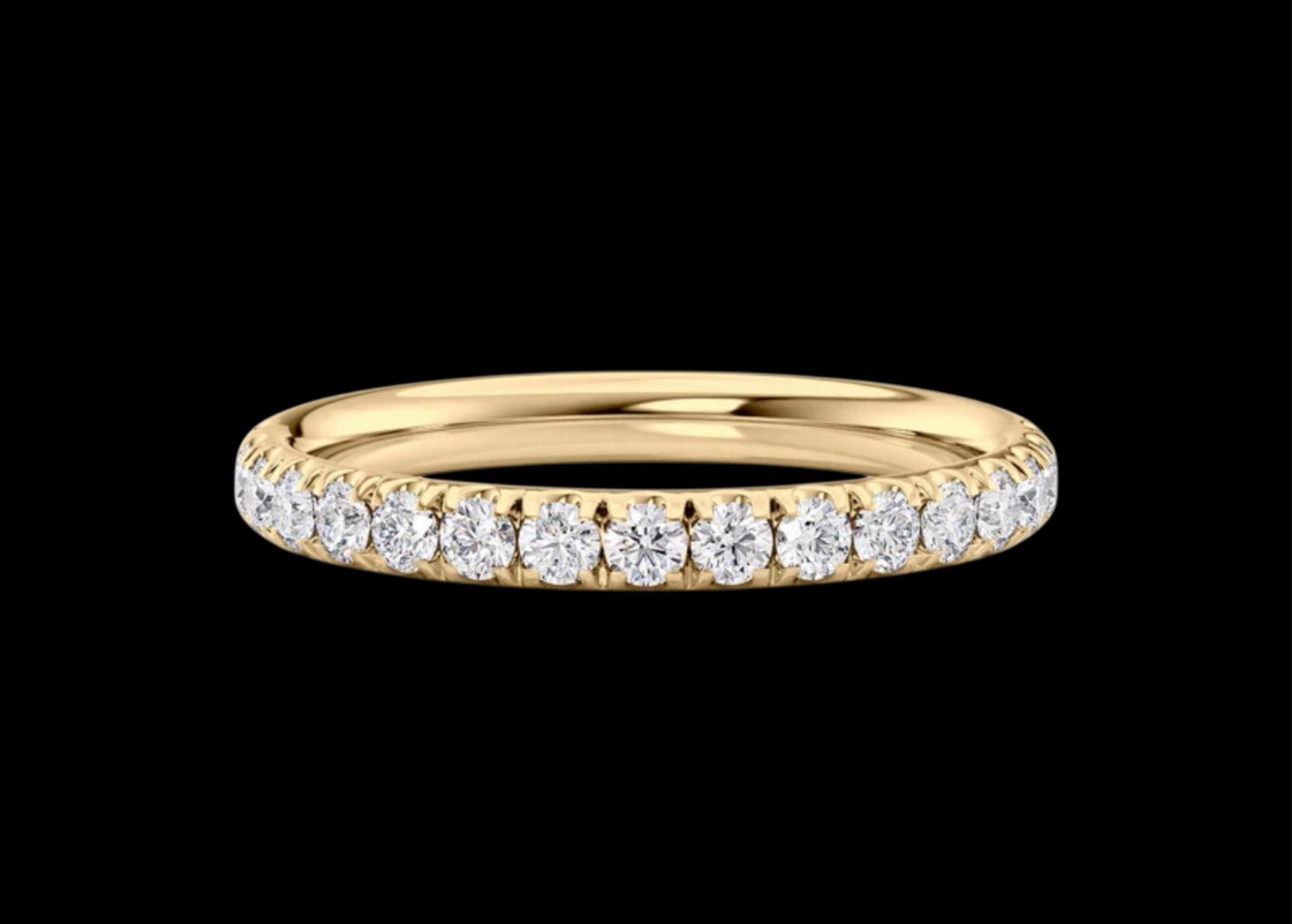 2.3mm Pavé Wedding Band - Jewels of America