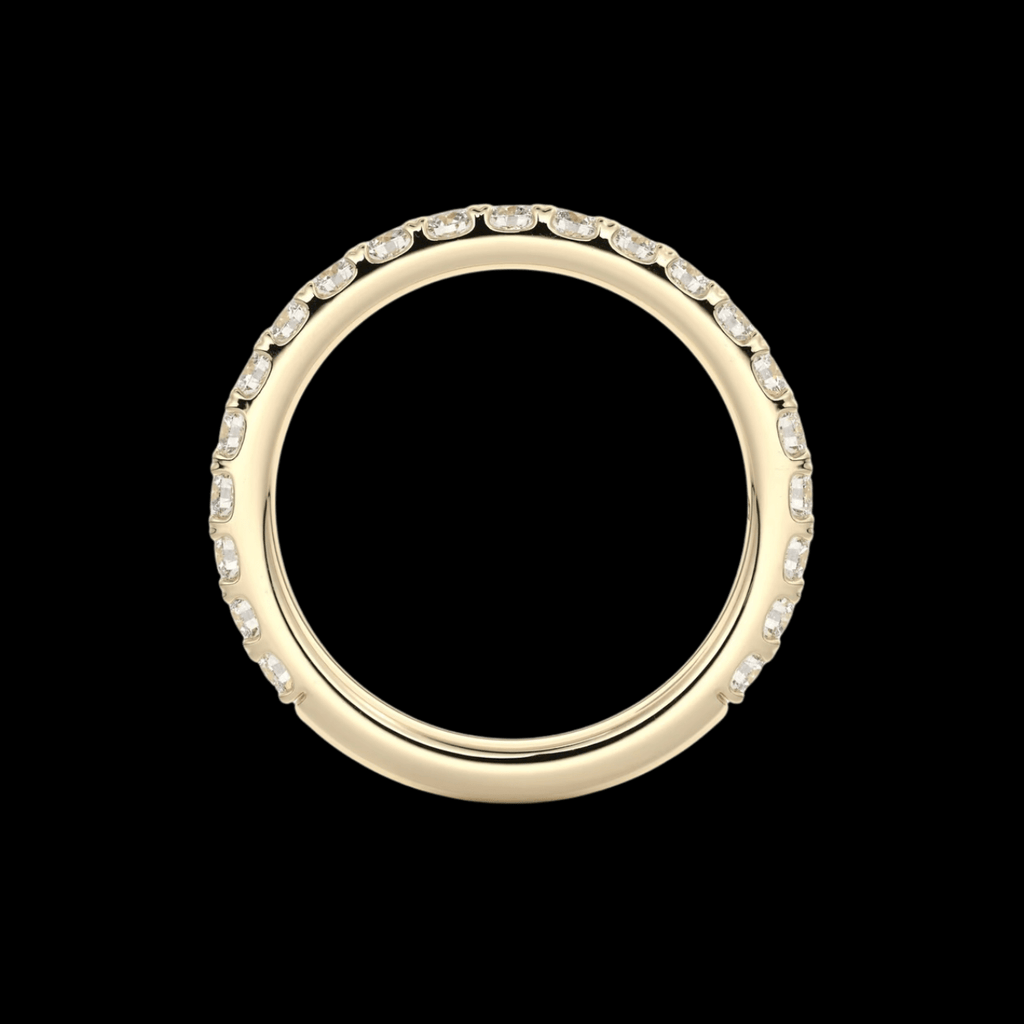 2.6mm Pavé Wedding Band - Jewels of America