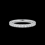 2.6mm Pavé Wedding Band - Jewels of Toronto