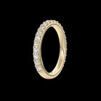 2.6mm Pavé Wedding Band - Jewels of Toronto