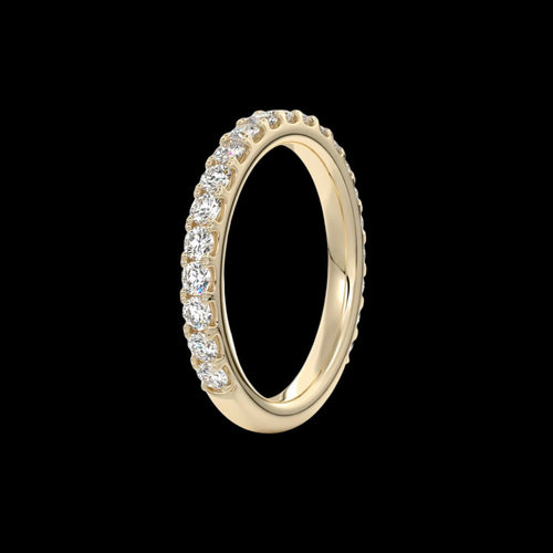 2.6mm Pavé Wedding Band - Jewels of America