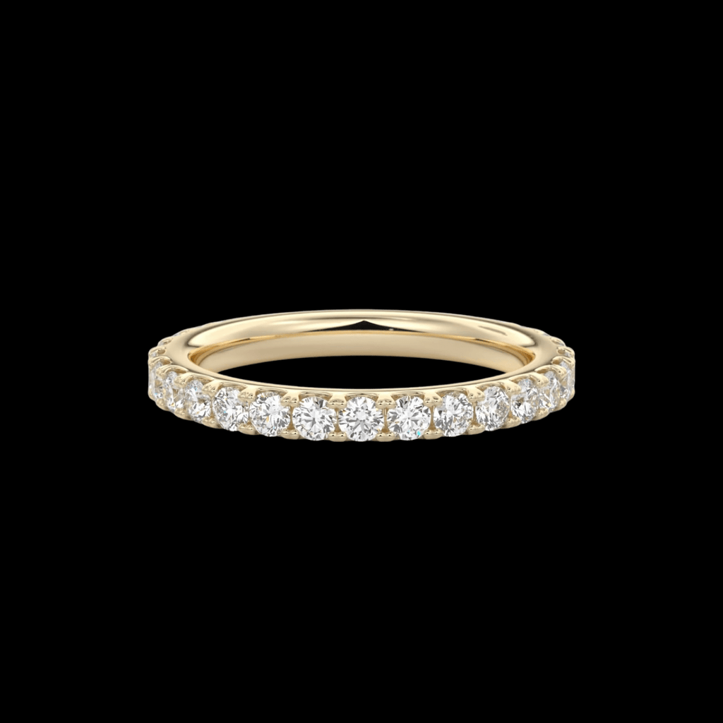 2.6mm Pavé Wedding Band - Jewels of America