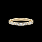 2.6mm Pavé Wedding Band - Jewels of Toronto