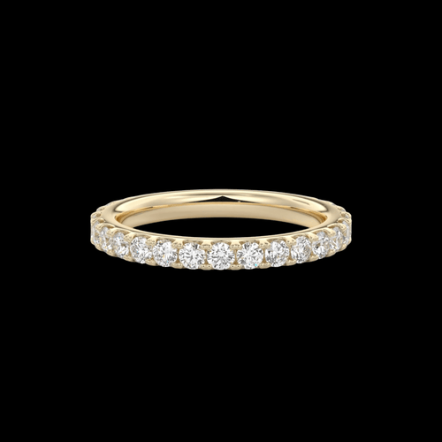 2.6mm Pavé Wedding Band - Jewels of America
