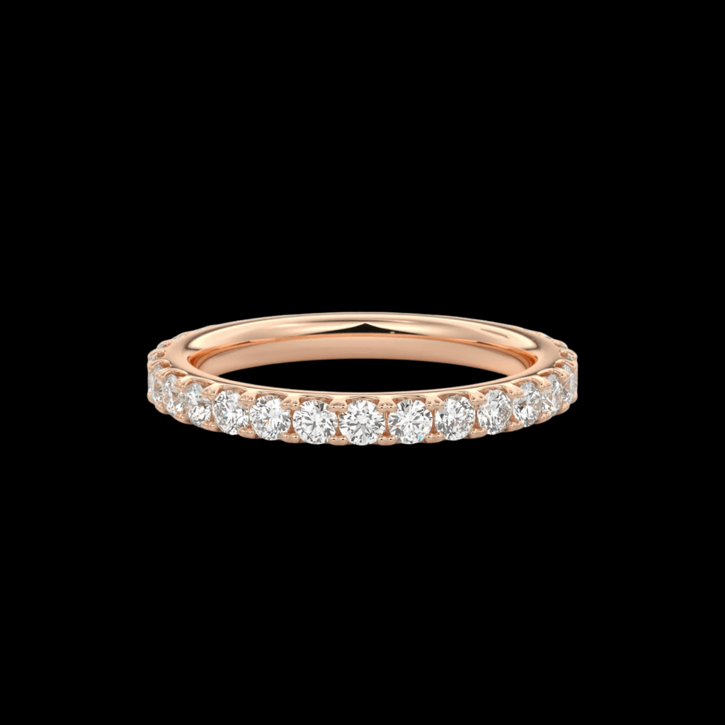 2.6mm Pavé Wedding Band - Jewels of America