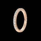 2.6mm Pavé Wedding Band - Jewels of Toronto