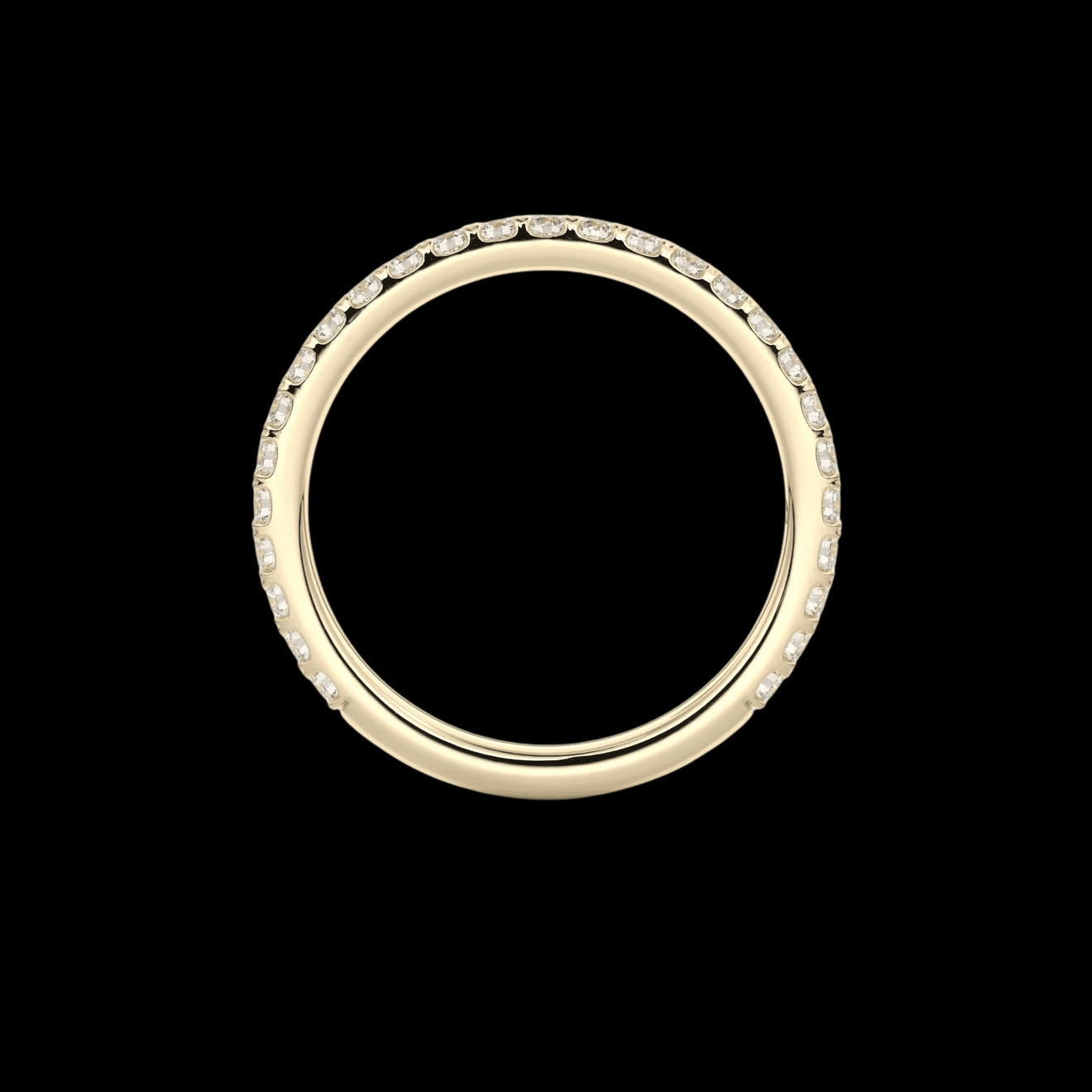 2mm Pavé Wedding Band - Jewels of America