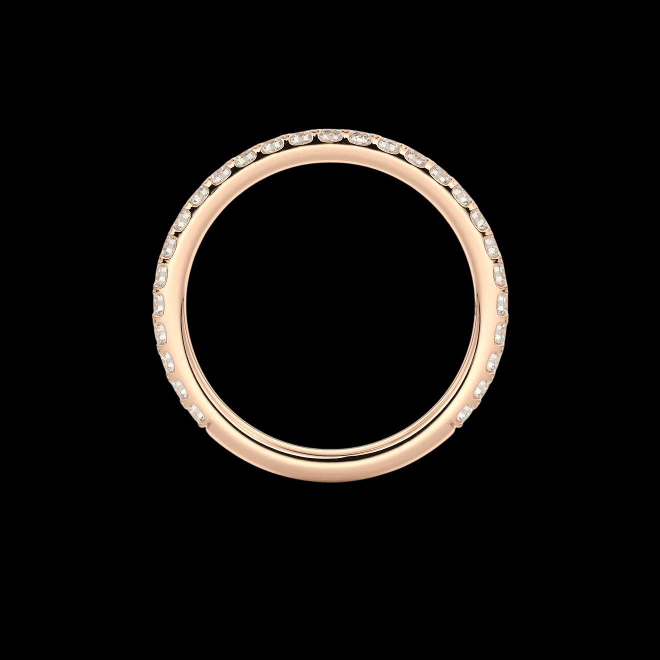 2mm Pavé Wedding Band - Jewels of America