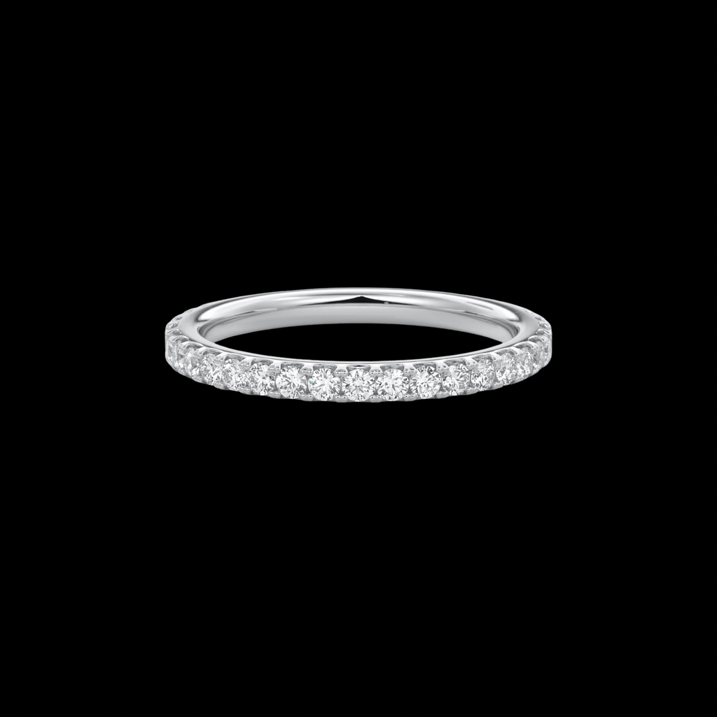 2mm Pavé Wedding Band - Jewels of America