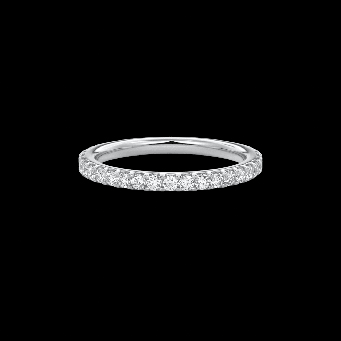 2mm Pavé Wedding Band - Jewels of America