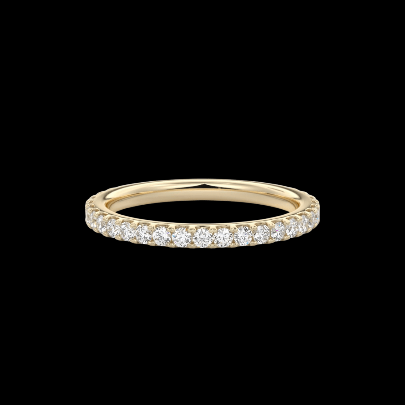2mm Pavé Wedding Band - Jewels of America