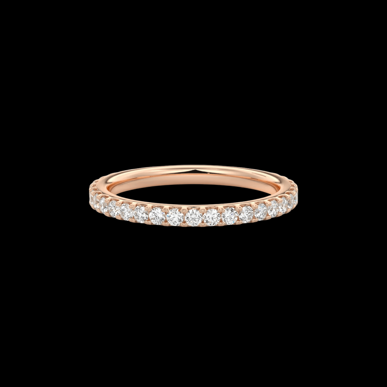 2mm Pavé Wedding Band - Jewels of America