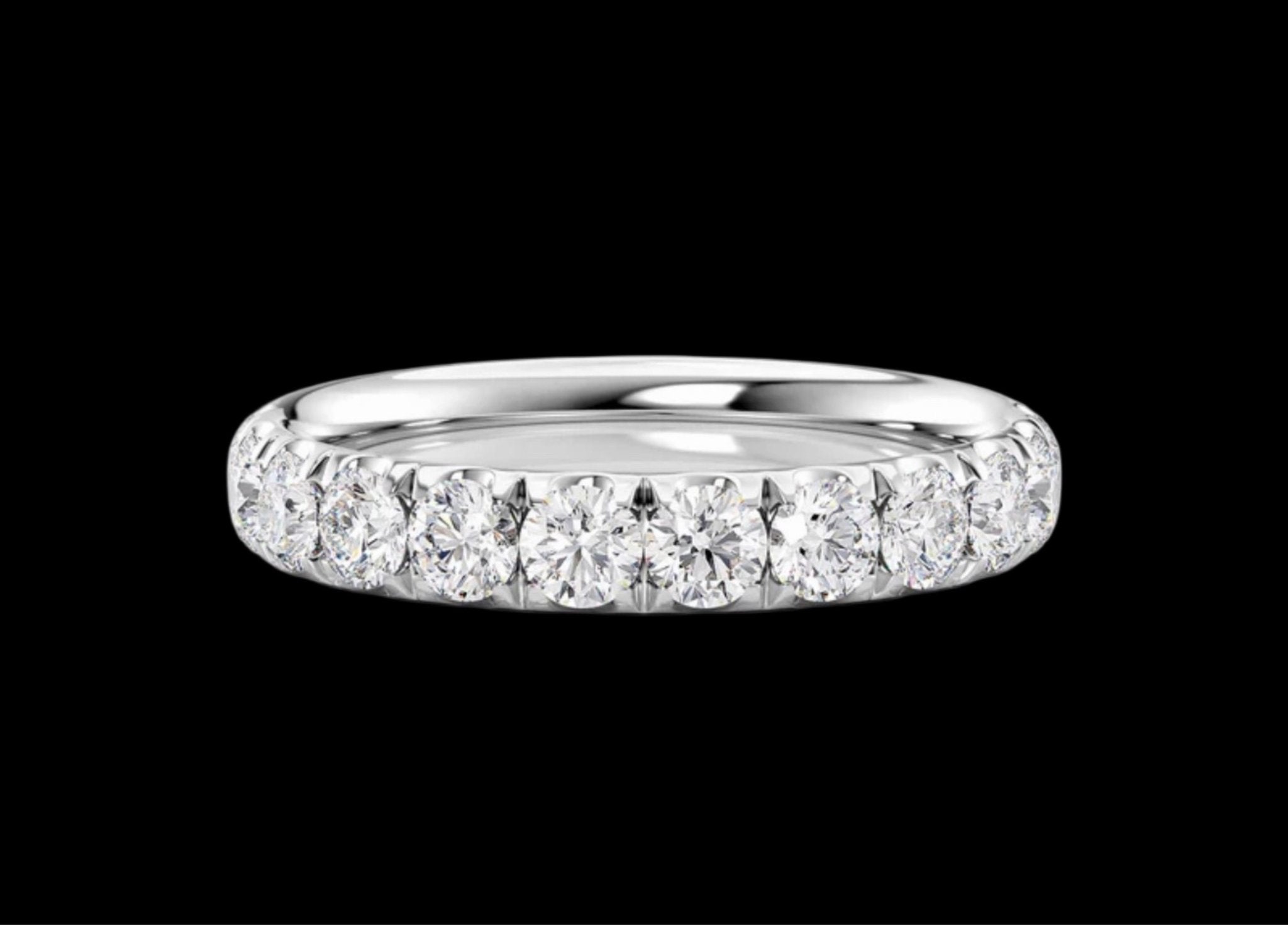 3mm Pavé Wedding Band - Jewels of America