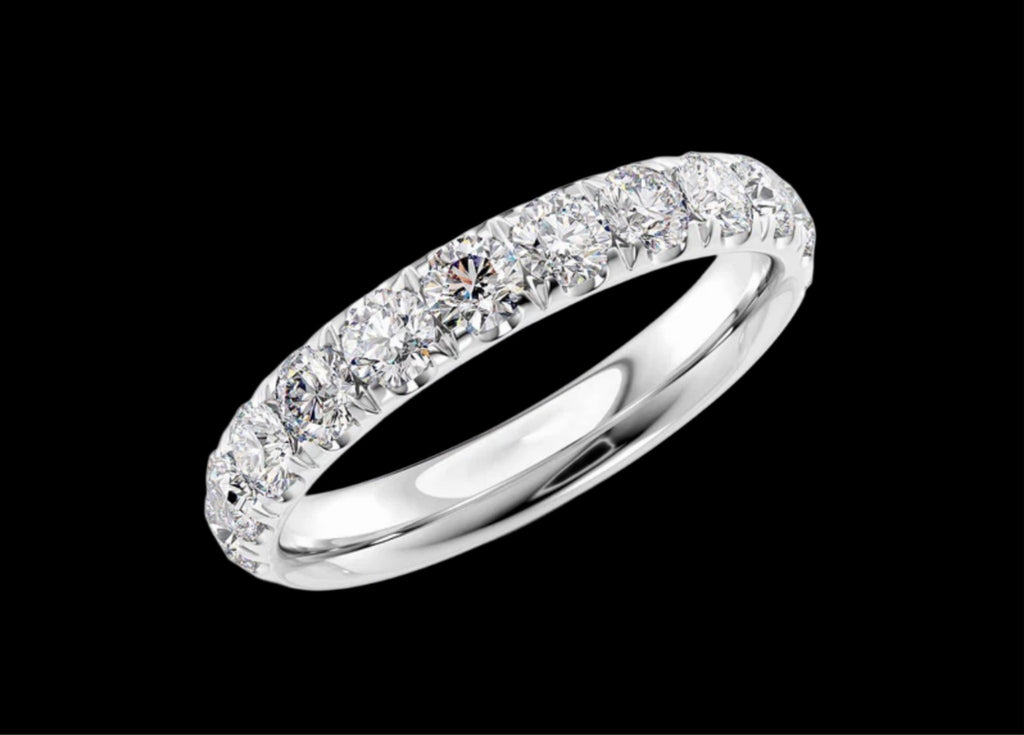 3mm Pavé Wedding Band - Jewels of America