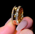 Men’s 8mm Diamond Bevelled Edge Band (Instagram)