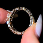 Baguette Inlay Wedding Band - Jewels of Toronto