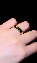 Baguette Inlay Wedding Band - Jewels of Toronto