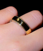 Baguette Inlay Wedding Band - Jewels of Toronto
