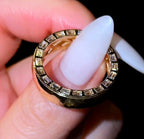 Baguette Inlay Wedding Band - Jewels of Toronto