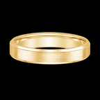 Beveled Edge Matte Wedding Band - Jewels of Toronto