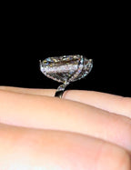 Cushion w/ Pavé Prongs - Jewels of Toronto