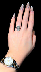 Cushion w/ Pavé Prongs - Jewels of Toronto