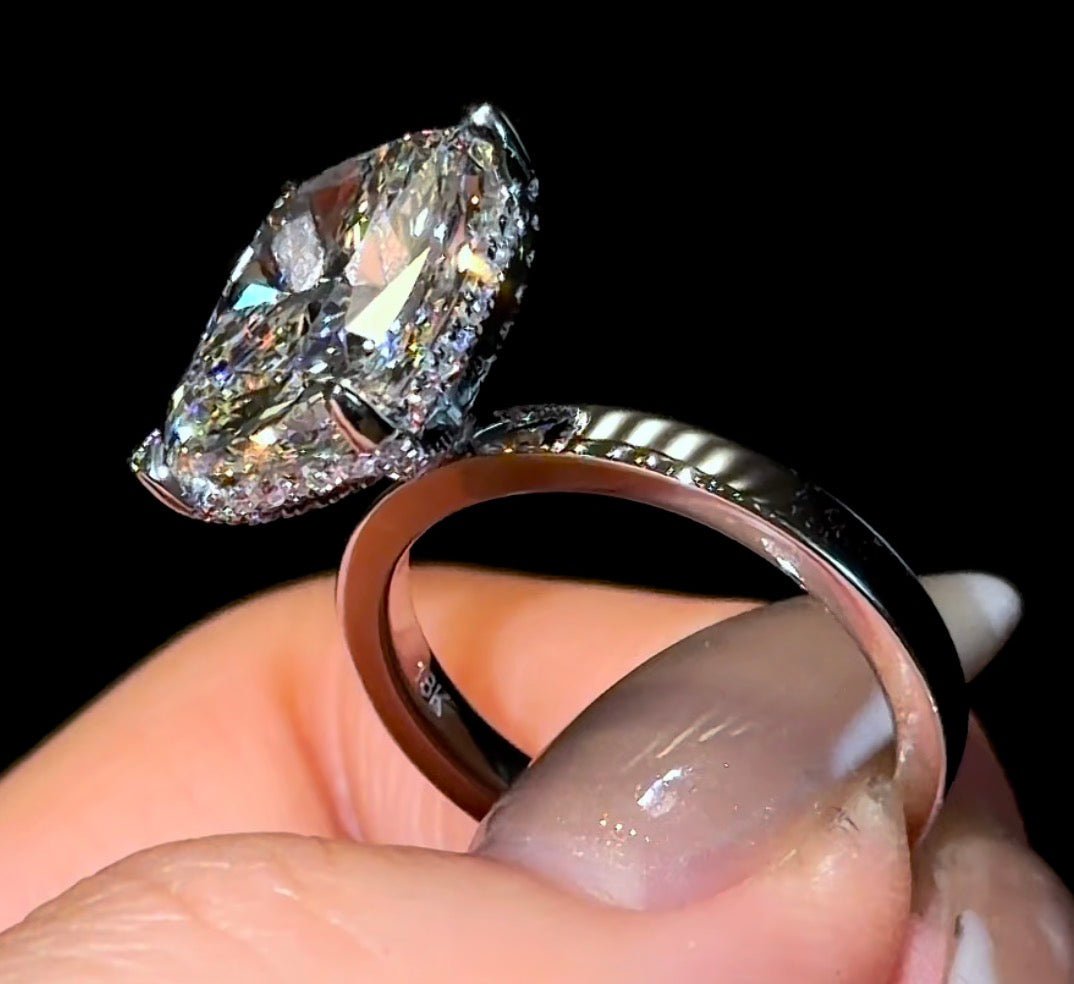 Cushion w/ Pavé Prongs - Jewels of America