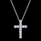Diamond Cross Pendant - Jewels of Toronto