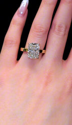 Elongated Cushion Ciara Ring - Jewels of Toronto