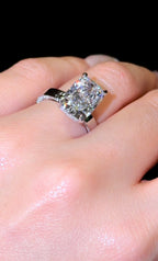 Elongated Cushion Ciara Ring - Jewels of Toronto