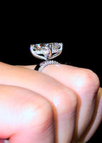 Elongated Cushion Ciara Ring - Jewels of Toronto