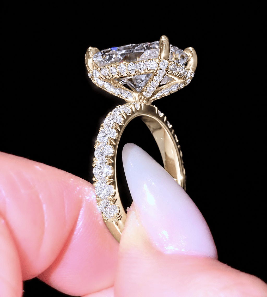 Elongated Cushion Pavé Everything - Jewels of Toronto