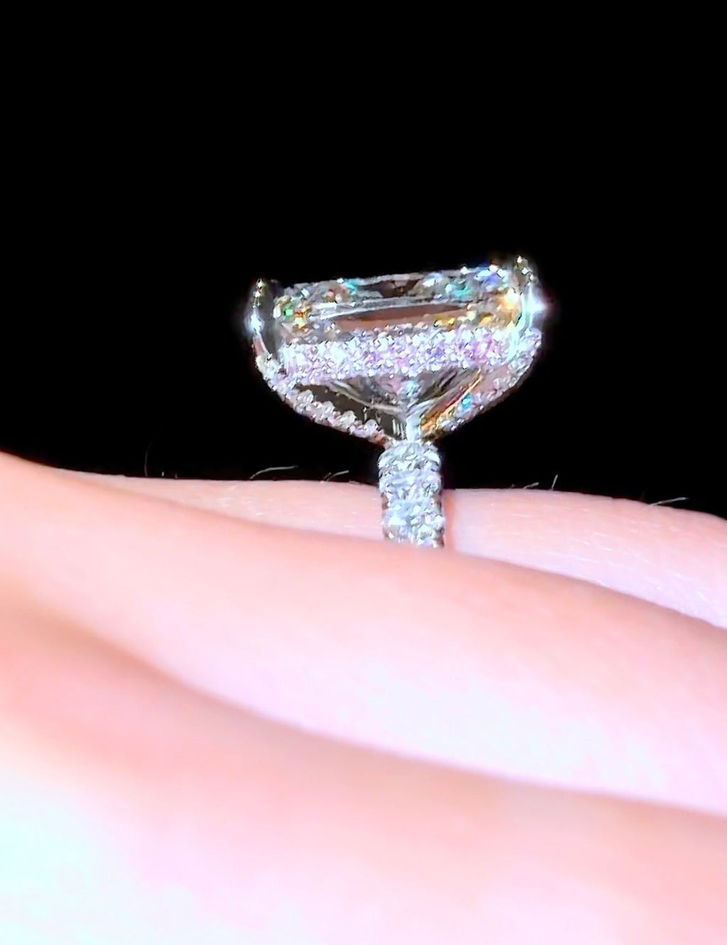 Elongated Cushion Pavé Everything - Jewels of Toronto