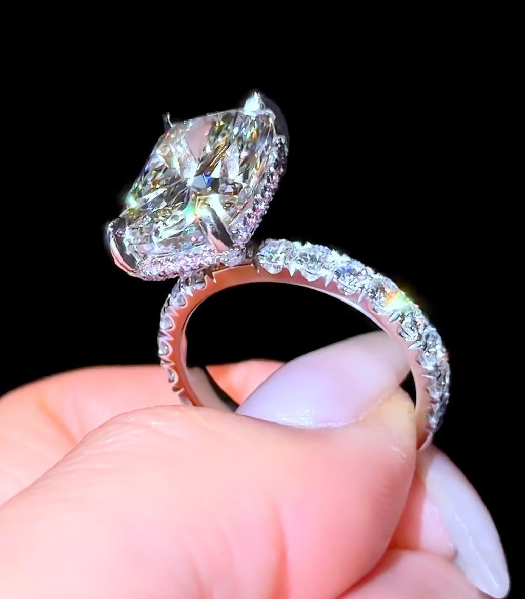 Elongated Cushion Pavé Everything - Jewels of Toronto