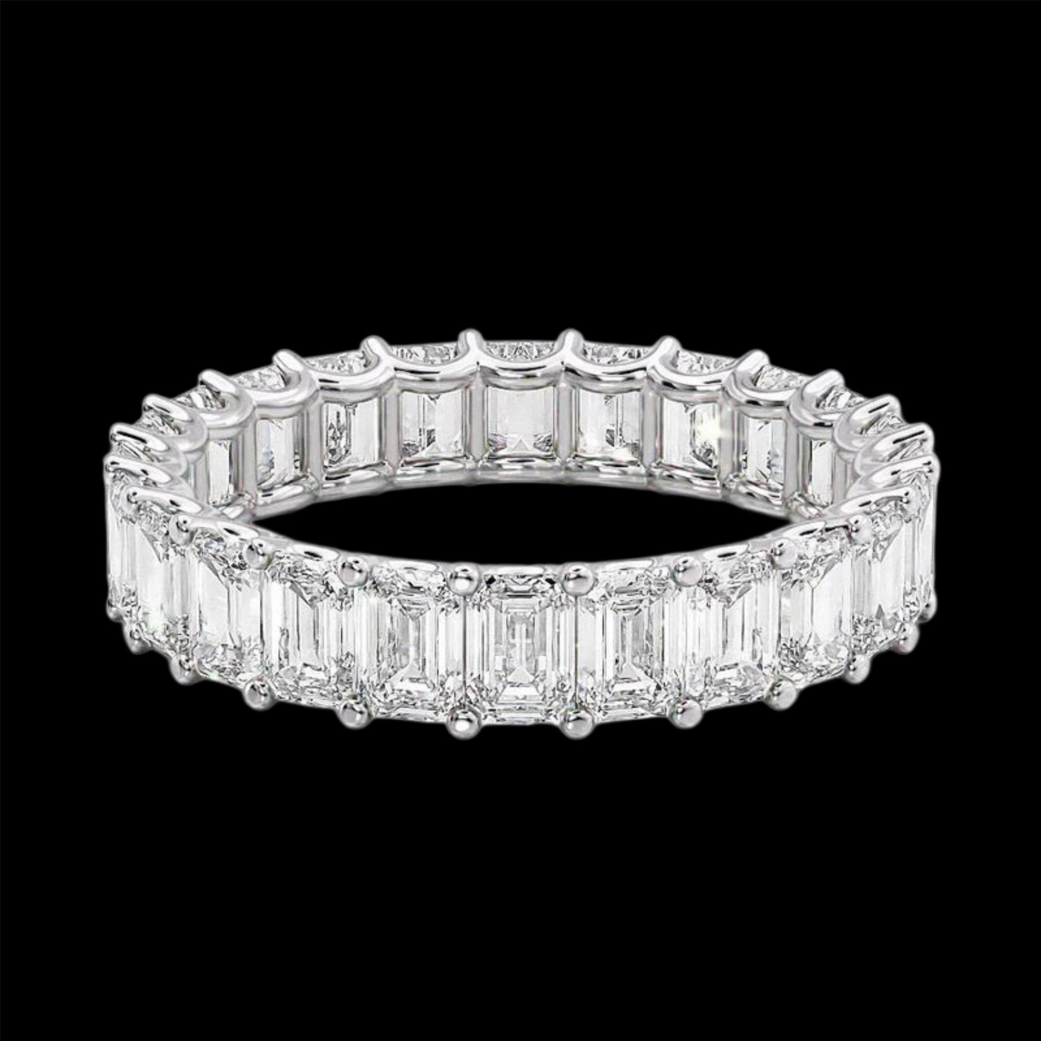 Emerald Eternity Band - Jewels of America