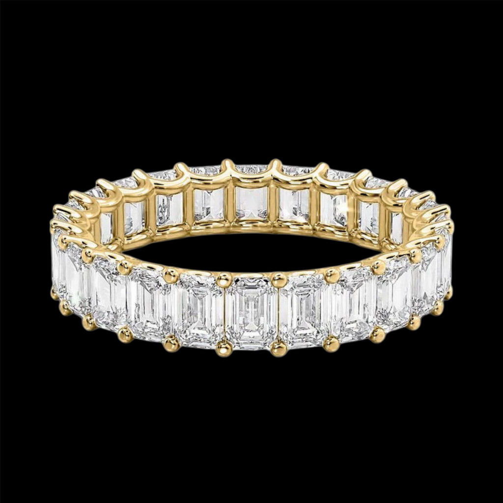 Emerald Eternity Band - Jewels of America
