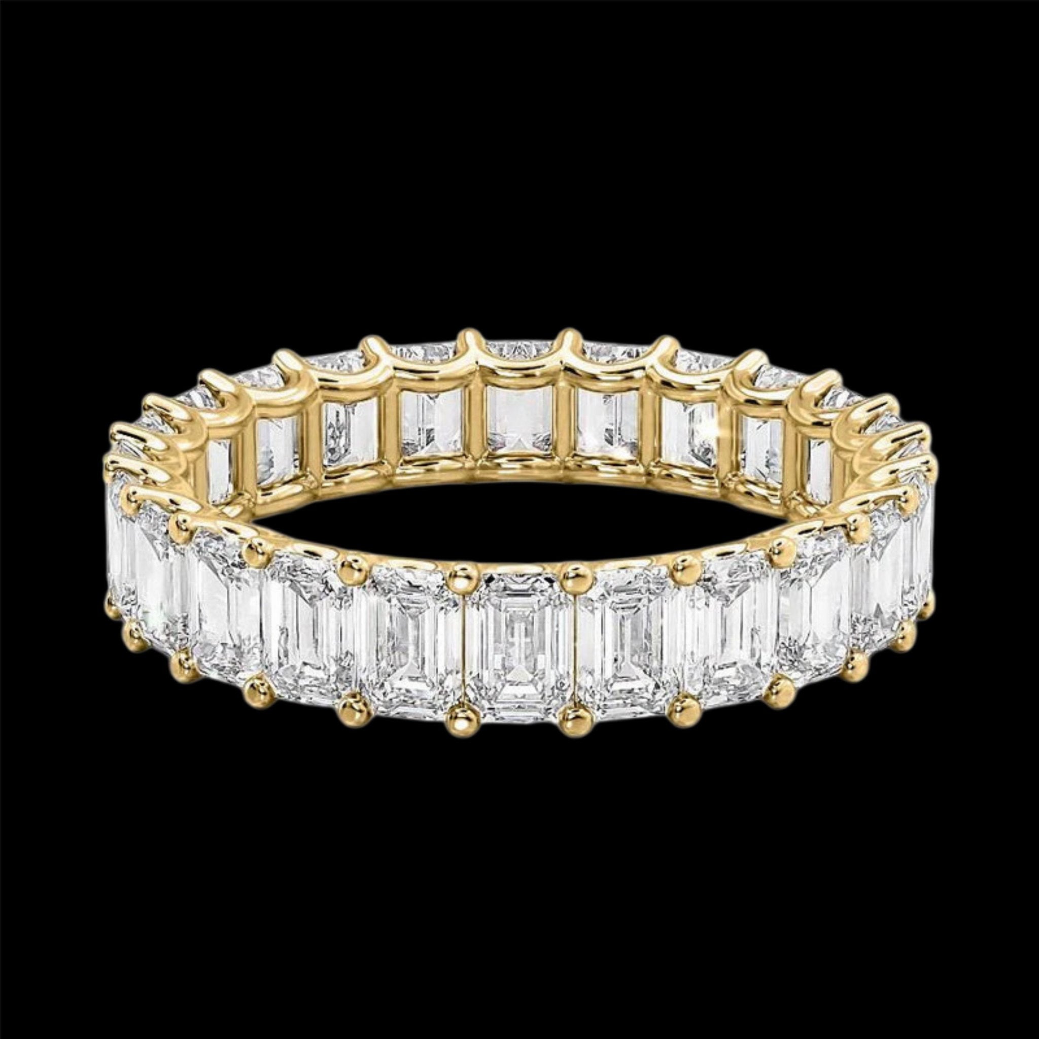 Emerald Eternity Band - Jewels of America