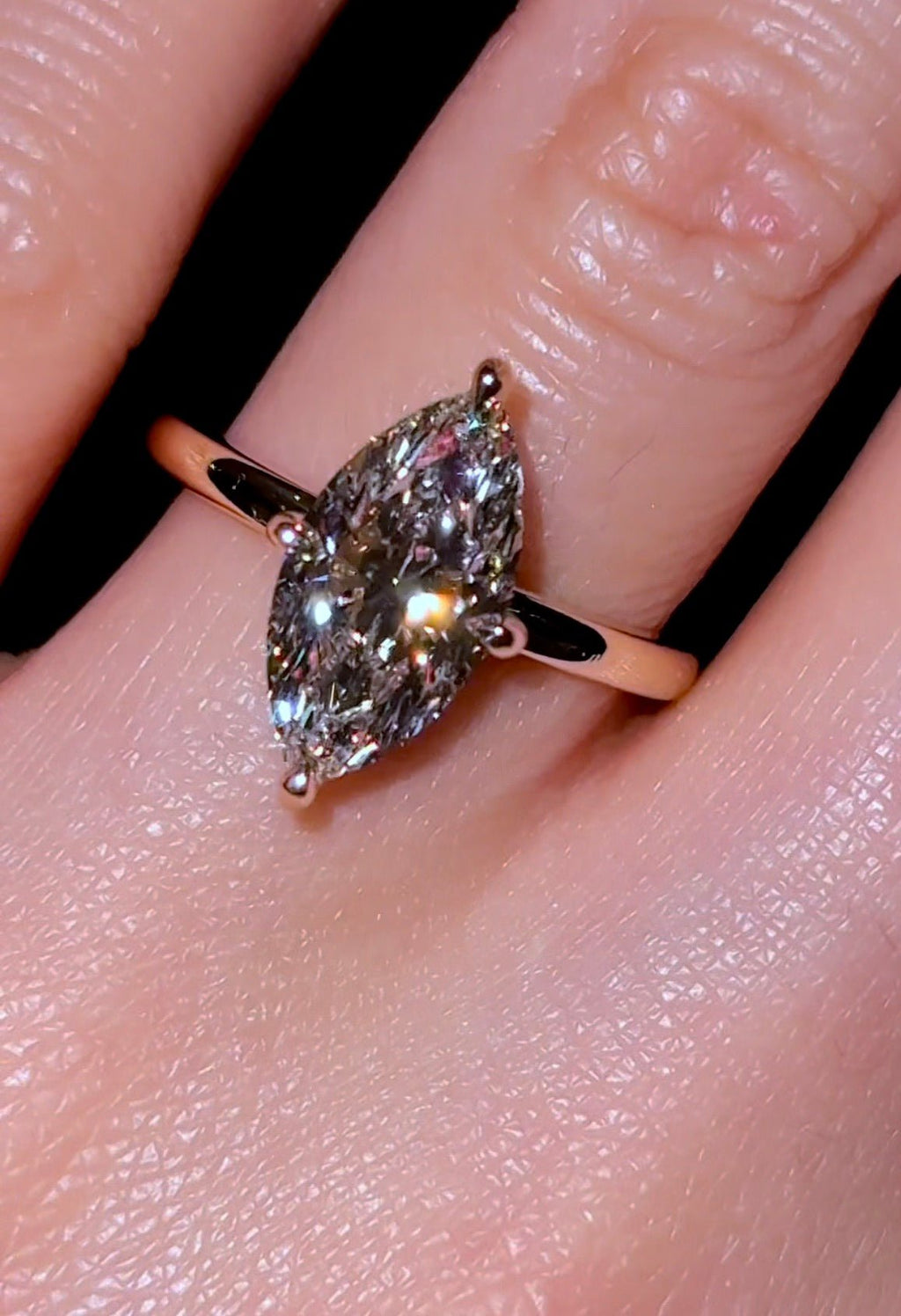 Enola - Marquise w/ Compass Halo - Jewels of Toronto