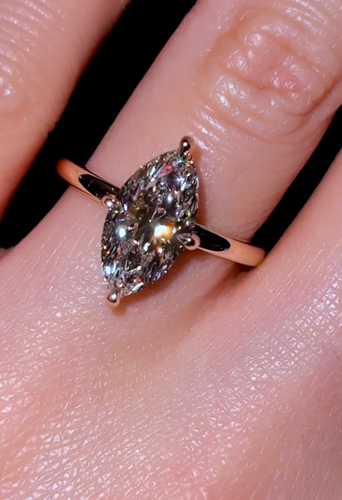 Enola - Marquise w/ Compass Halo - Jewels of Toronto