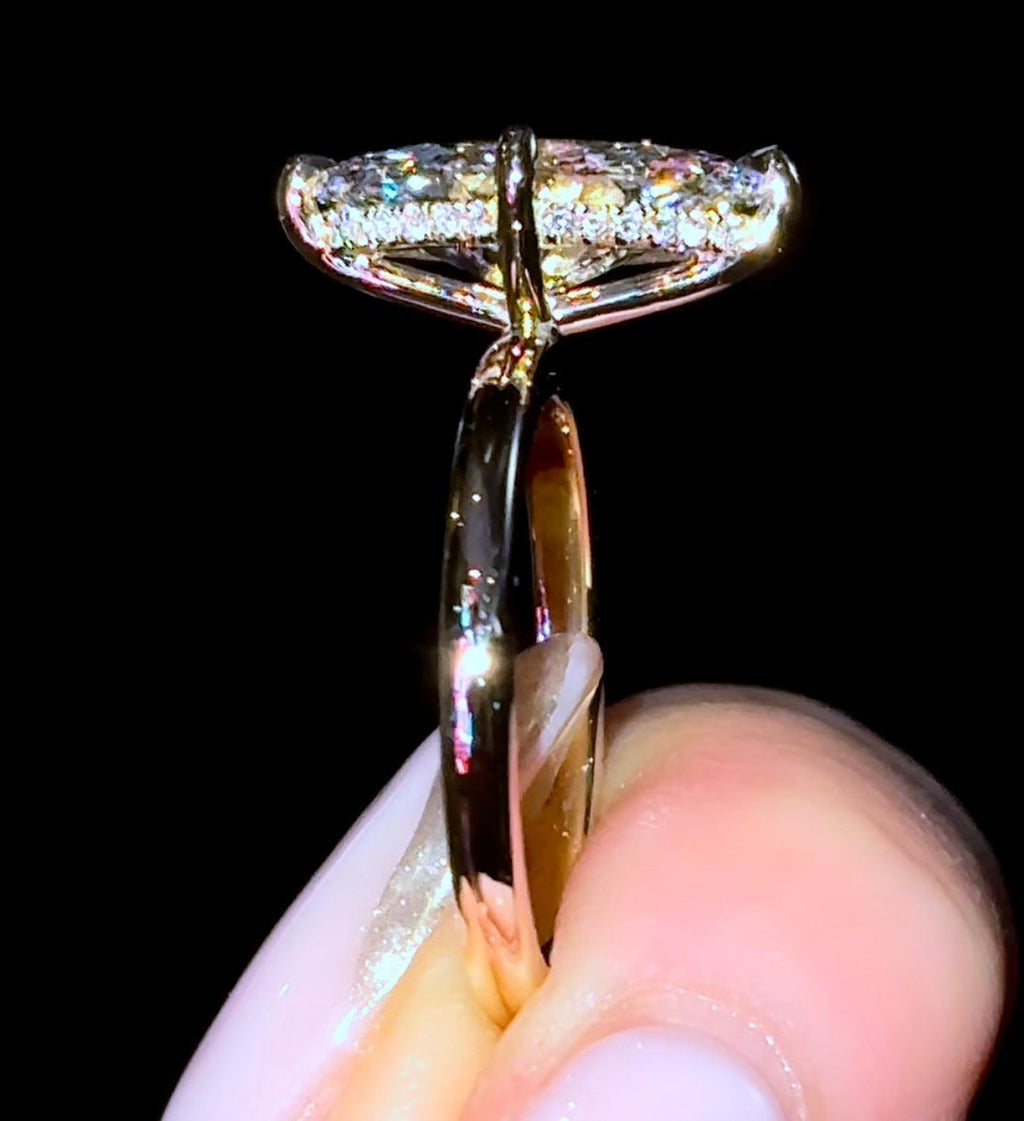 Enola - Marquise w/ Compass Halo - Jewels of Toronto