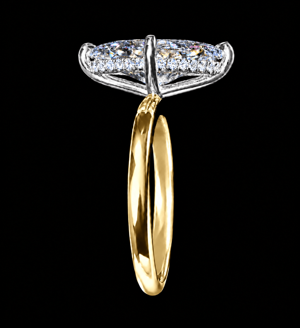 Enola - Marquise w/ Compass Halo - Jewels of Toronto
