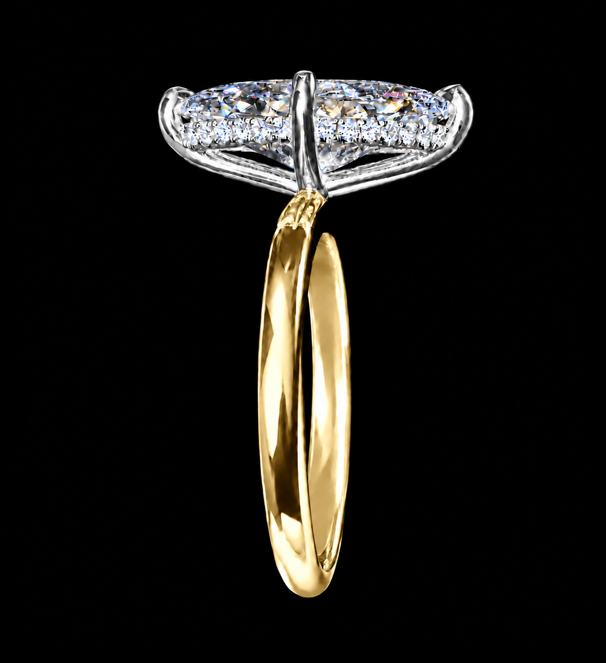 Enola - Marquise w/ Compass Halo - Jewels of Toronto