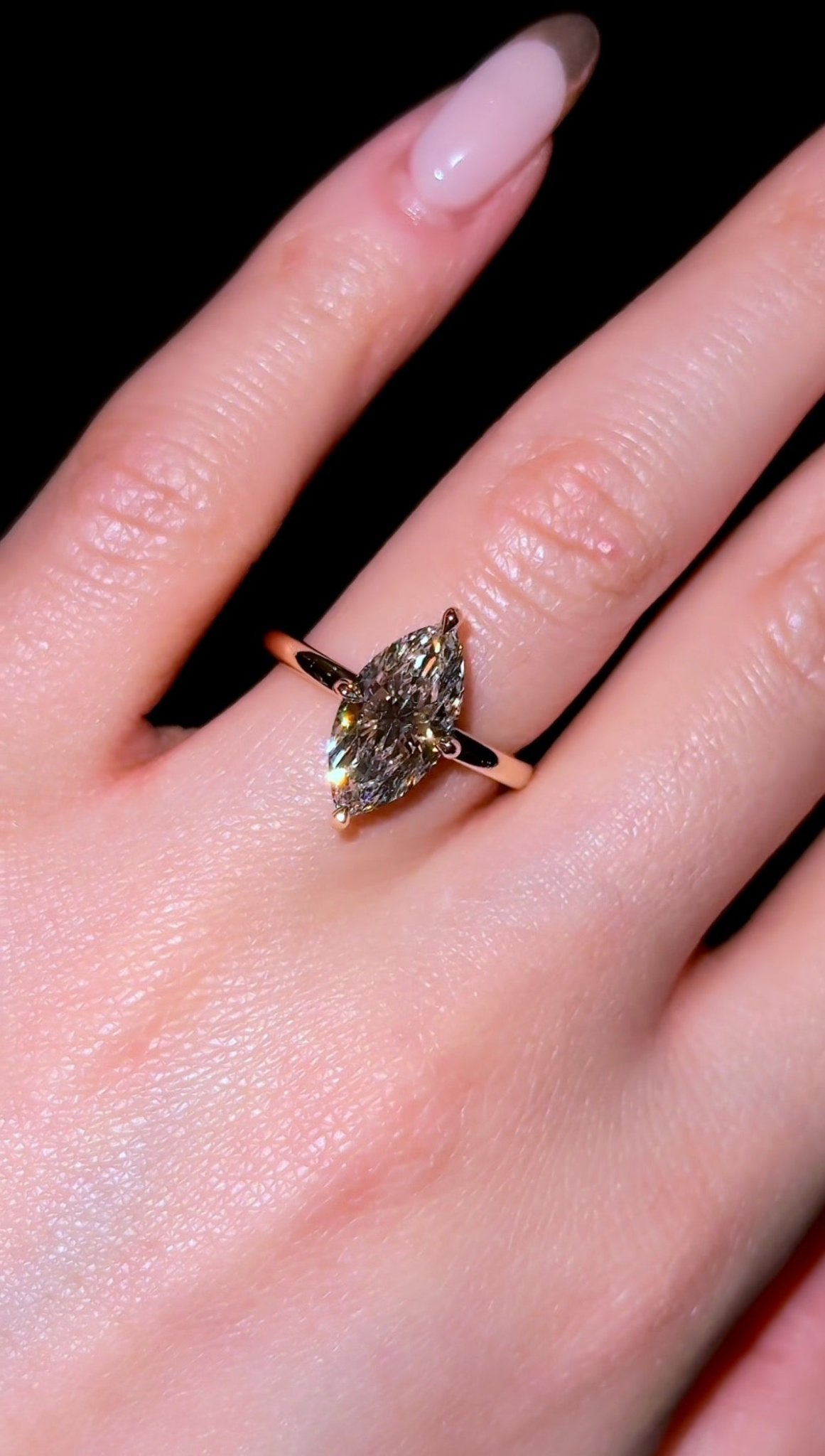 Enola - Marquise w/ Compass Halo - Jewels of Toronto