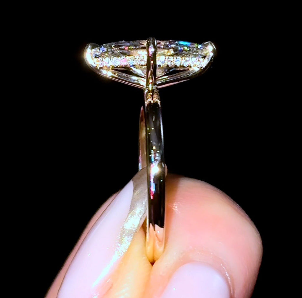 Enola - Marquise w/ Compass Halo - Jewels of Toronto