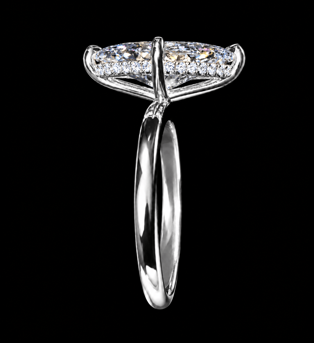 Enola - Marquise w/ Compass Halo - Jewels of Toronto