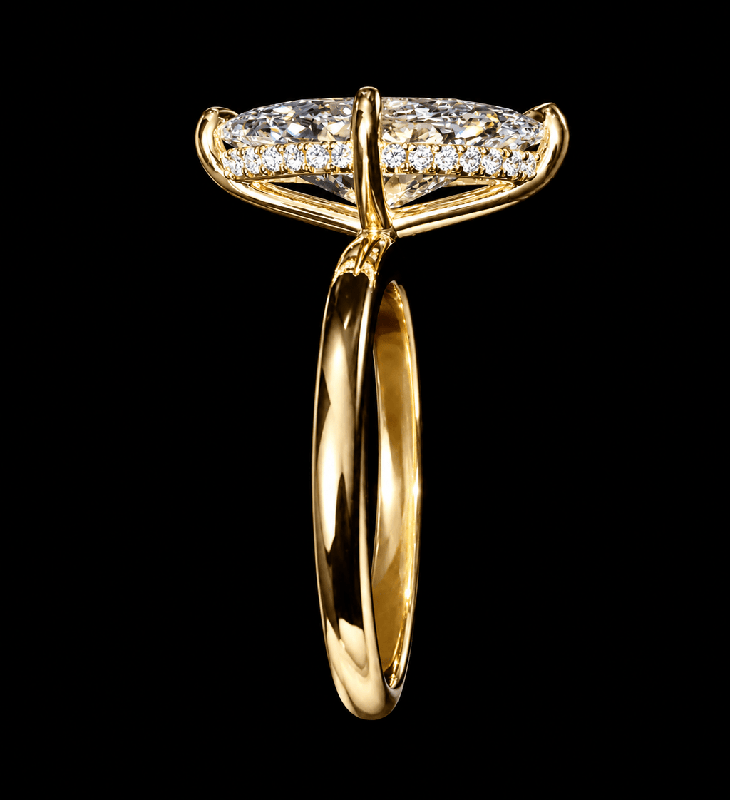 Enola - Marquise w/ Compass Halo - Jewels of Toronto